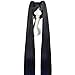 MapofBeauty 48" Straight Cosplay Wig + 2 Clip On Ponytails