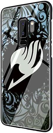 Manga Fairy Tail Logo Tempered Glass Phone Case Cover for Samsung Galaxy S7 Edge S8 S9 S10 Plus Note 8 9 (G10,for Samsung S9 Plus)
