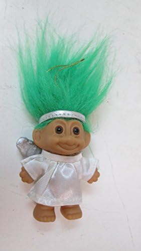 Russ Berrie..... Angel Troll Ornament, with Green Hair