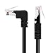 TNP Cat6 Ethernet Cable (Right Angle Up, 3 FT) RJ45 90 Degree Network Connector 500 MHz 10 Gigabit Gold Plated Patch Plug Wire LAN Cord for PS4 Fire-Stick Xbox One Smart TV Gaming & Computer