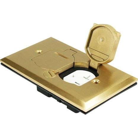 Brass Tamper Resistant Orbit Industries Flb D Br Floor Flip Type
