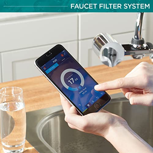 PUR PLUS Faucet Mount Water Filtration System with Bluetooth, Chrome