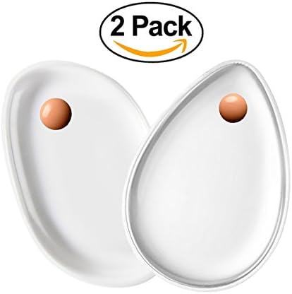 2 Pack Premium Silicone Makeup Sponge - Beauty Sponge for Makeup, Concealer and Foundation - Make Up Applicator for Cosmetic Blending Free Sticker