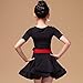 Happy Cherry Kid Girls Spandex Latin Rumba Samba Dance Dress Ballroom Dancewear