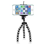 Sumsonic Portable and Adjustable Tripod Stand with Mount / Holder for Smart Phone and Camera