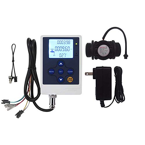 DIGITEN LCD Display Water Flow Control Meter Liquid