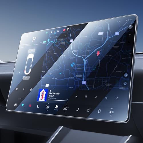Nmoiss 2 in 1 Tesla Model 3(2017~2023) /Model Y(2020~2025) Screen Protector at Amazon