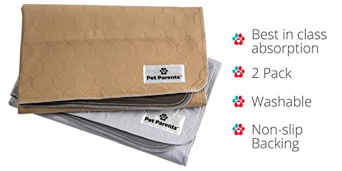 image for Pet Parents Washable Dog Pee Pads (2pack) of 34x36