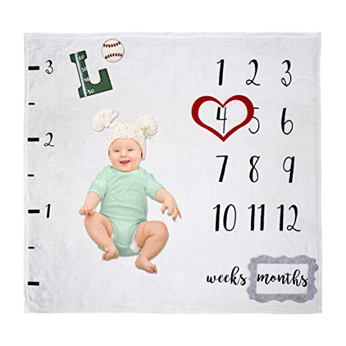 image for Buttercup Blanket Buttercup Baby Monthly Milestone Blanket - Fleece Ph