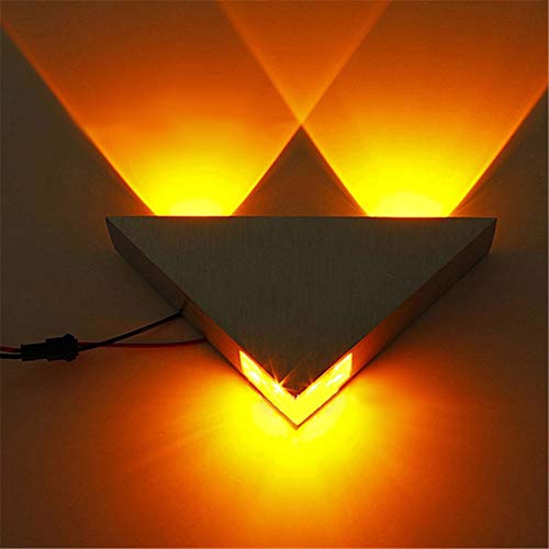 Finance Plan Big Promotion Modern LED Lamp 3W Aluminum Triangle Bedroom Corridor Hallway Wall Sconce Light White - Thumbnail 7