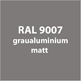 TRISTARcolor Lackstift RAL 9007 Graualuminium Metallic + Klarlack - Je 50 Ml