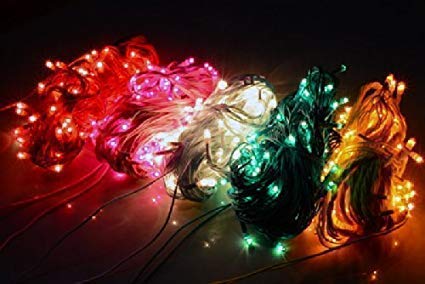 DEVEW™ Rice Lights Serial Bulbs Decoration Light for Diwali Christmas Lighting (Multicolour) - Set of 10