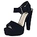BAMBOO Women's Chunky Heel Platform Sandal
