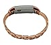 Watch Bracelet Bands for Fitbit Alta, Classy Replacement Metal Band for Fitbit Alta ,Rose Gold (No Tracker)