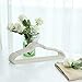 SONGMICS Hangers 50 Pack, Velvet Non Slip, 0.18 lb per Hanger, Durable, 0.2 Inch Thickness Space Saving, 360° Swivel Hooks, Beige UCRF50L