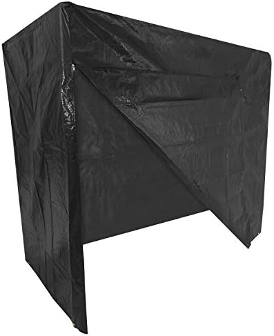 Oxbridge Waterproof Outdoor 2 Seater Swing Chair Cover Set 120g/M2 PE BLACK