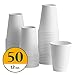 COMFY PACKAGE 12 oz. White Paper Hot Cups [50 PACK]