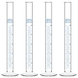 Labasics 4-Pack Borosilicate Glass 10 ml Heavy Wall