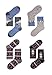 Dosoni Girl Novelty Cartoon Animal Lovely Cute socks 4 packs-Gift Idea (Penguin/Black)