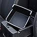 Savadicar JK Center Console Insert Organizer Storage Tray for 2011-2018 Jeep Wrangler JK JKU, Armrest Box Secondary Storage, Black
