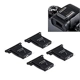 4Pcs Dedicated Camera Hot Shoe Cover Protector Cap for Canon EOS R 1DX 5DS 5DSR 5DM4 5DM3 6D 6DM2 7D 7DM2 80D 77D 70D T7i T6s T6i T5i T7 T6 T5 SL2 SL1 M50 M5 M2 Powershot G1X G5X G16 G15 SX50 SX60 HS
