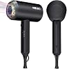 Ionic Hair Dryer, Professional Salon Negative Ions Hair Blow Dryer Powerful 1800W for Fast Drying with 3 Heating / 2…