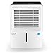 Ivation 30 Pint Energy Star Dehumidifier - For Spaces Up To 2,000 Sq Ft - Includes Programmable Humidistat, Hose Connector, Auto Shutoff / Restart, Casters & Washable Air Filter (30 Pint),White