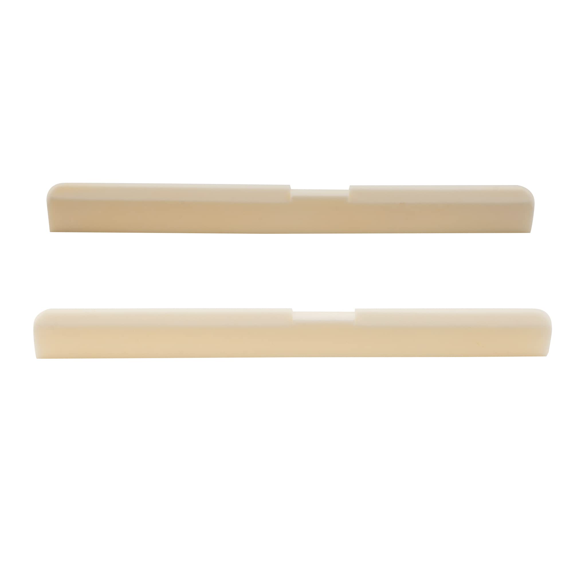Musiclily 6 String Classical Guitar Bone Saddle,DJ-06 80x3x9/8mm (2 Pieces)