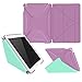 iPad Air 2 Case, Apple iPad Air 2 Case, rooCASE Origami Ultra Slim Fit Thin Lightweight Shell PU Leather Folio Case with Auto Sleep Wake Smart Cover, Orchid / Mint (will NOT fit New iPad 2017)