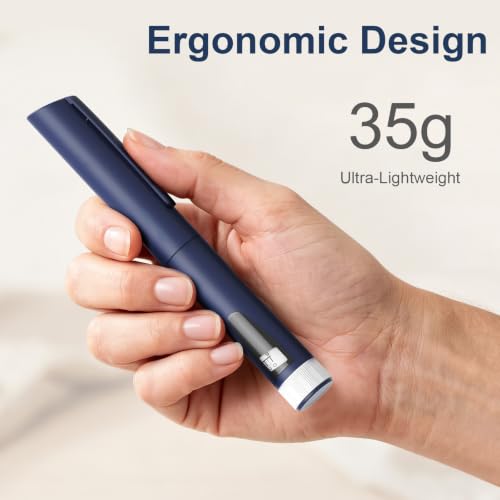 Aisisree Reusable Insulin Pen 1-80 pcs with 5 Cartridges 2ml | Adjustable dose | Compatible with 2ml cartridges | Storage box included | Quality materials | Lightweight and portable
