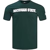 Pro Standard Mens Michigan State University Classic Chenille Short Sleeve Tee Forest Green M