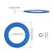 Hibbent 6 Pack Toilet Flush Valve Seal, Upgraded Silicone Material Specific fit for American Standard & Eljer-Compatible with 7301111-0070A, Flush Valve Seal Kit Replacements with O Ring