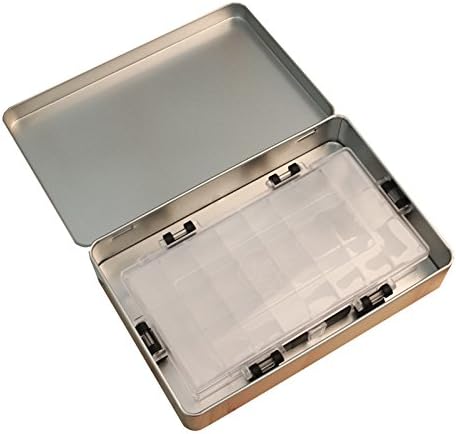 GDpowerseller Details about Watercolor Moisturizing Color Case Empty Palettes Tin Box Portable 24 Storage (An empty box + tin box)