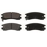 Prime Choice Auto Parts SMK698 New Rear Semi Metallic Brake Pad Set