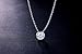 UMODE Jewelry 1 Carat Bezel Set Solitaire Cubic Zirconia CZ Pendant Necklace for Women 18
