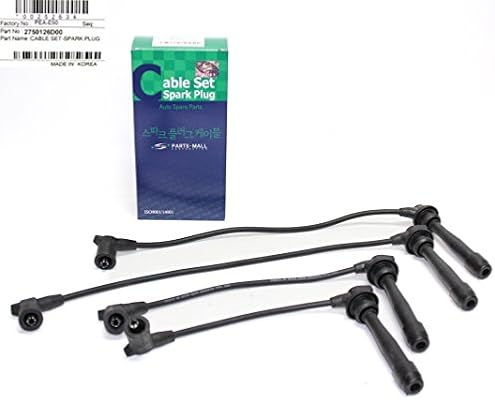 Spark Plug Wire Set for Hyundai 1.6 Part: 27501-26D00 2750126D00