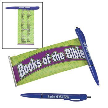 Religious Books Of The Bible Scroll Pen - Teaching Supplies & Stationery & Pens & Pencils