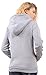 ZG&DD Women's Basic Soft Brushed Fleece Long Sleeve Pocket Pullover Hoodies Sweatshirts
