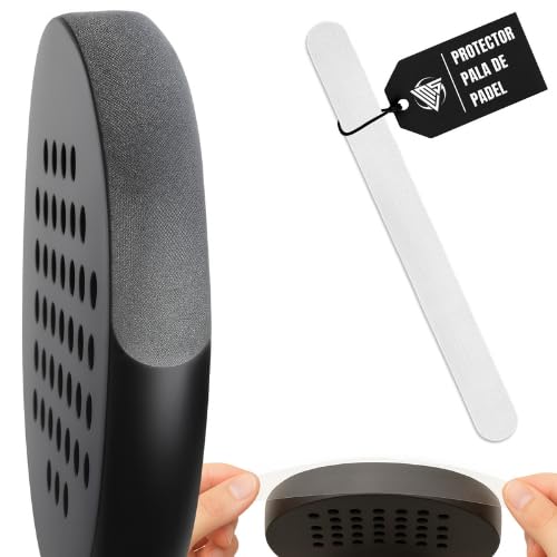 Transparent Padel Racket Protector + Sticker – Transparent Protector with Rough Finish for Greater Protection 35 x 370 mm (One)