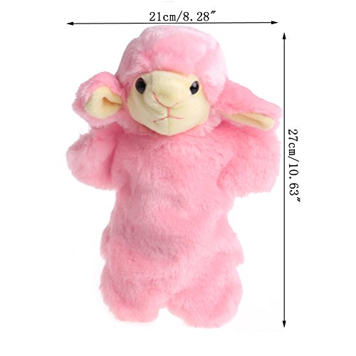 image for Magicub Cartoon Animal Hand Finger Puppet Toys Plush Cute Sheep Doll B
