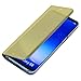 AICase Galaxy S8 Plus Case, Luxury Translucent View Window Sleep/Wake Up Function Cover Mirror Screen Flip Electroplate Plating Stand Full Body Protective Case for Samsung Galaxy S8 Plus(Gold)
