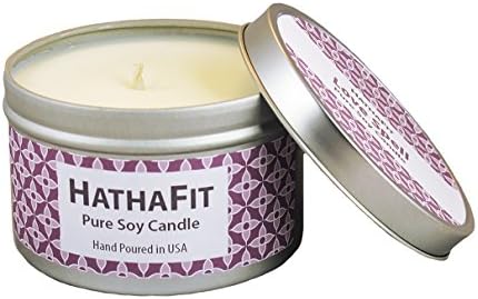 HathaFit Scented Aromatherapy Pure Soy Wax Candles - Love Spell