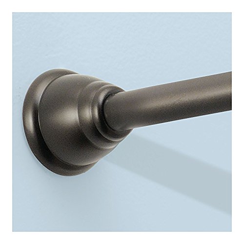 iDesign Cameo Metal Tension Rod, Adjustable Customizable Curtain Rod