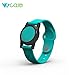 WoCase Wristband for Misfit Shine Activity and Sleep Tracker Band Bracelet (Turquoise, One Size, Fits Most Wrist)