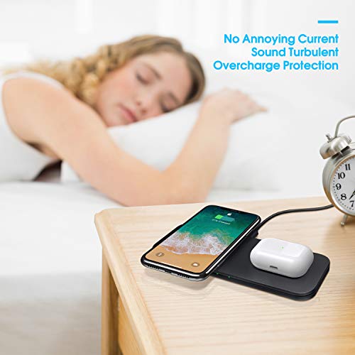 2 in 1 Wireless Charger, Wireless Charging Station, iPhone 12/11 Series