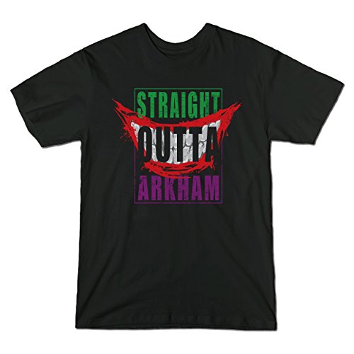 Straight Outta Arkham (Color) - Teepublic Male 4XL T-Shirt