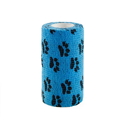 AUPCON Self Adhesive Bandage Vet Tape Cohesive Bandages Bulk Self Adherent Wrap Non-Woven for Pets Animals & Ankle Sprains & Swelling Supply, FDA Approved 4 Inches x 5 Yards - Thumbnail 6