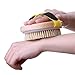 Dry Brushing Body Brush Natural Bristle - Improve Blood Circulation, Lymphatic Drainage - Help Shed Dead Skin, Encourage New Cell Renewal for Smoother Brighter Skin and Reduce Pesky Ingrown Hairs