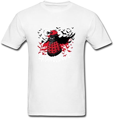 Exsanguinate Man Graphic Tee Crew Neck T-Shirt White Size XXL