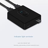 Dawafit USB 3.0 KVM Switch 2 Port USB Hub PC Laptop Keyboard Mouse view 3